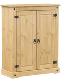 Solid Pine Shoe Cabinet with Large Capacity, Organizer for Entryway or Hallway, 86 38.5 108 cm